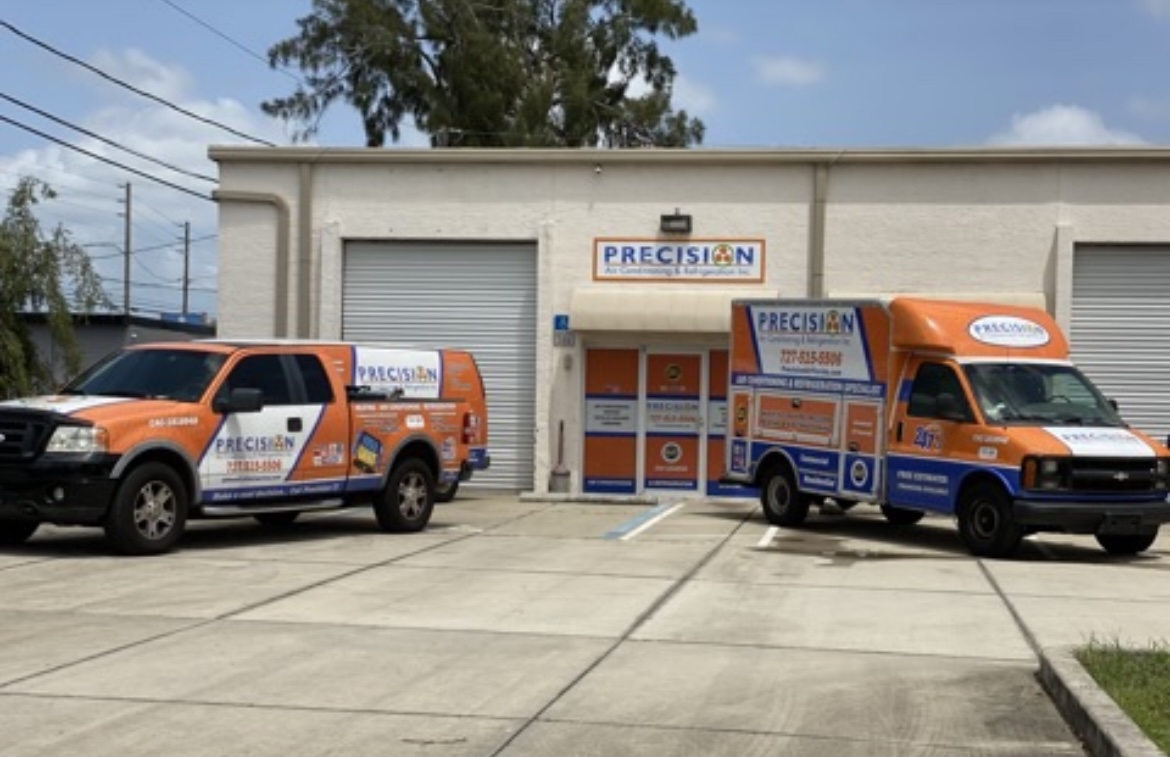 residential hvac contractor vehicles and storefront clearwater fl